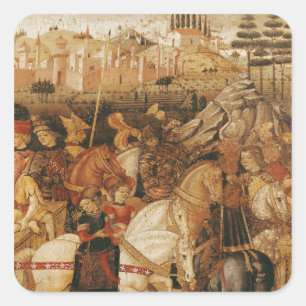 The Triumph of Julius Caesar Square Sticker