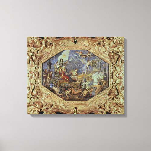 The Triumph of Louis XIII  over Enemies Canvas Print