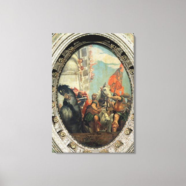 The Triumph of Mordecai Canvas Print (Front)