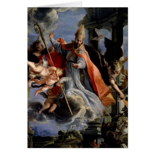 The Triumph of St. Augustine 1664 Cards (Front)