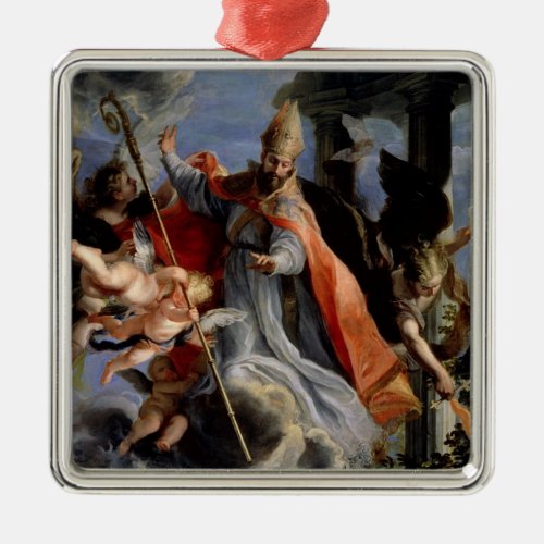 The Triumph of St Augustine  1664 Metal Ornament