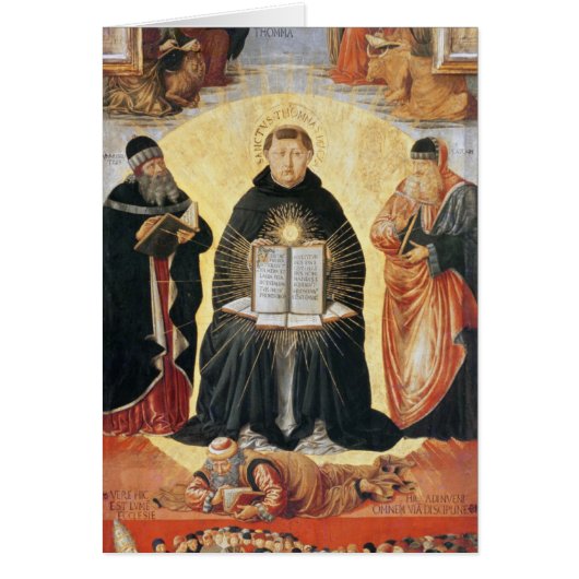 The Triumph of St. Thomas Aquinas Cards (Front)