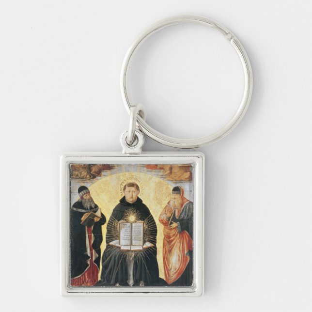 The Triumph of St. Thomas Aquinas Keychain (Front)