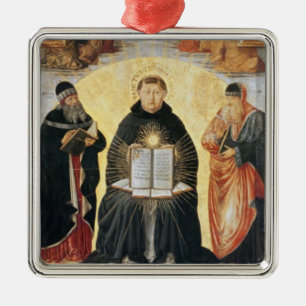 The Triumph of St. Thomas Aquinas Metal Ornament