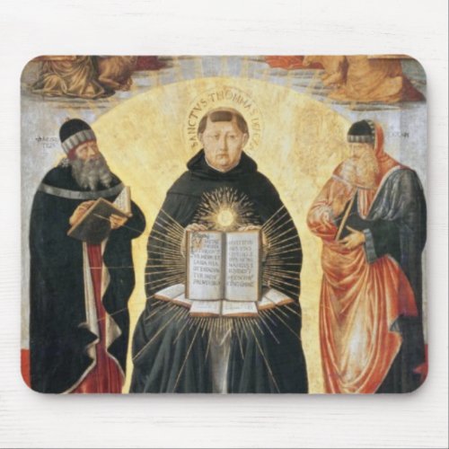 The Triumph of St Thomas Aquinas Mouse Pad