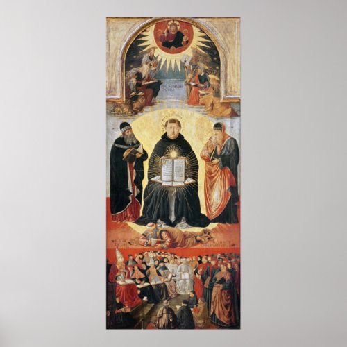 The Triumph of St Thomas Aquinas Poster