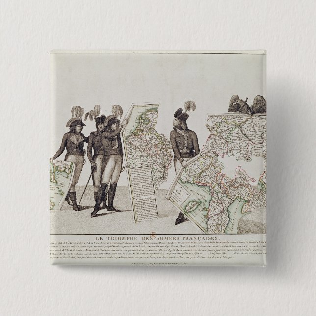 The Triumph of the French Armies Button (Front)