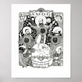 The Triumph of the Jesuit Order Poster