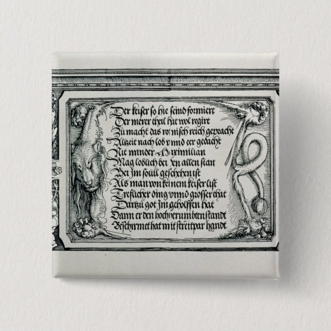 The Triumphal Arch Pinback Button (Front)