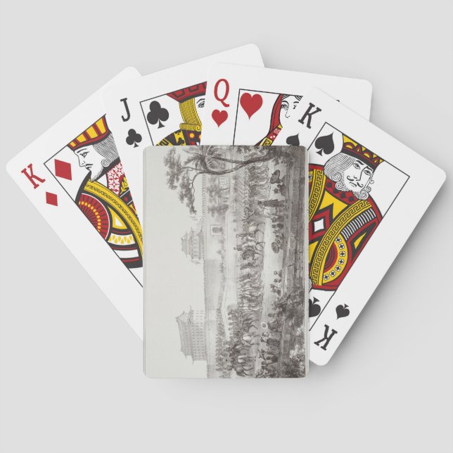 The Triumphal Entry of the Allied Armies into Peki Poker Cards (Back)