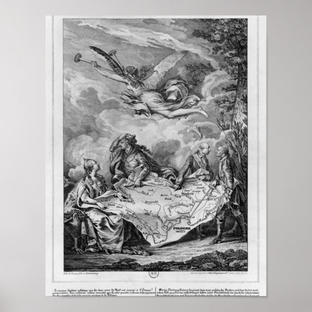 The Troelfth Cake, first partition of Poland Poster (Front)