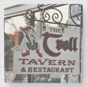 The Troll Tavern, Helen Georgia, Stone Coaster