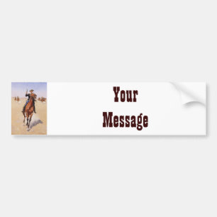 The Trooper by Frederic Remington Bumper Sticker