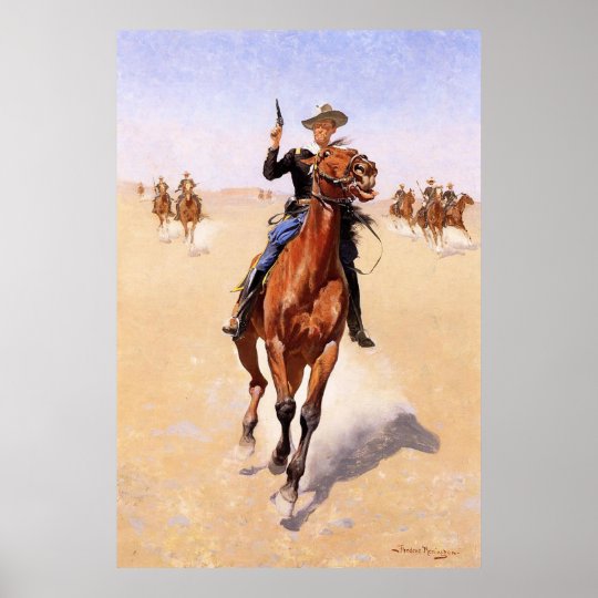 Frederic Remington NEW WESTERN ART POSTER The Trooper