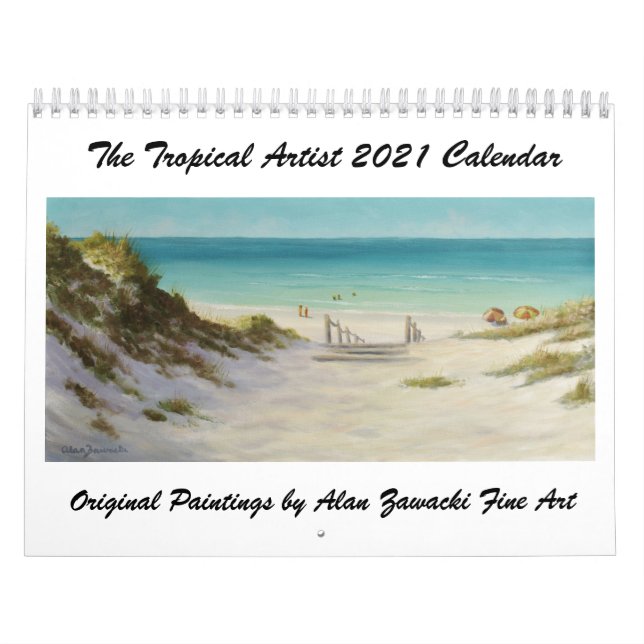 The Tropical Artist 2021 Calendar (Cover)