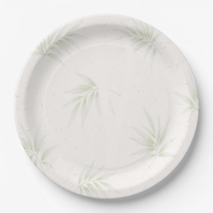 The Tropical Imperial Bamboo Garden Wedding  Paper Plates