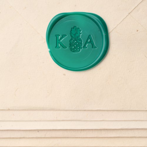 The Tropical Pineapple Wedding Collection Wax Seal Sticker