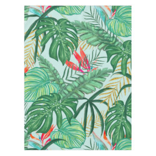 The Tropics Jungle Botanical Bird of Paradise Tablecloth