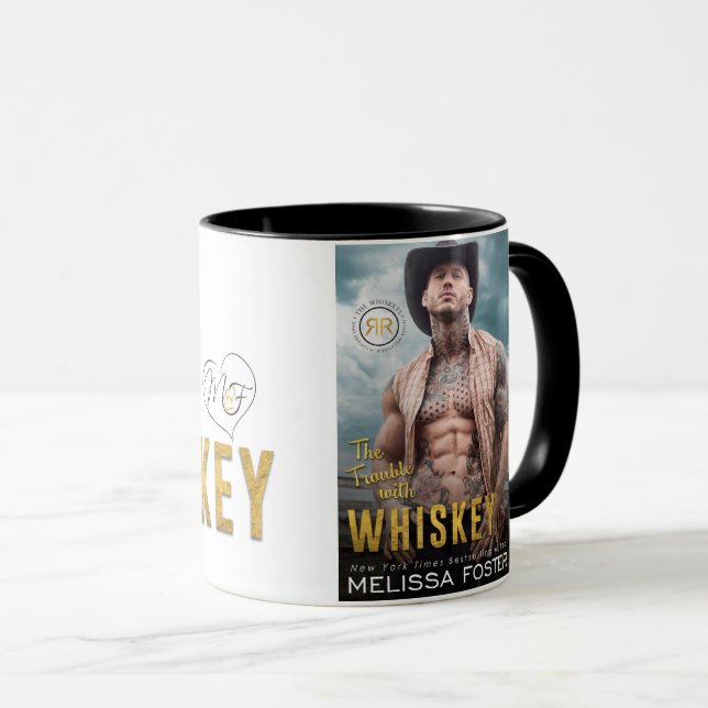 The Trouble with Whiskey Coffee Mug (Front Right)