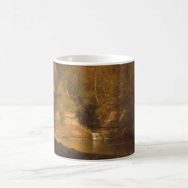 The Trout Pool (1870) Artwork - Coffee Mug (Center)