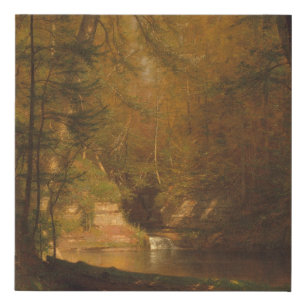 The Trout Pool (1870) Artwork - Faux Canvas Print