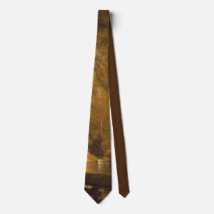 The Trout Pool (1870) Artwork - Neck Tie