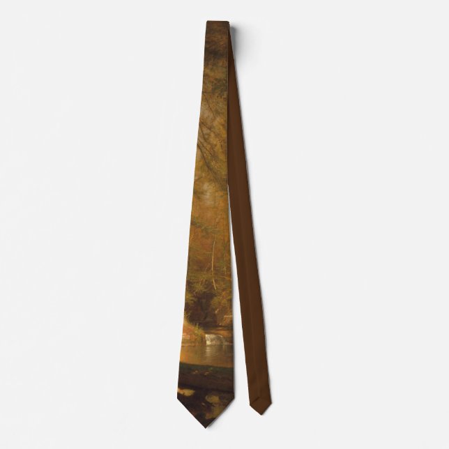 The Trout Pool (1870) Artwork - Neck Tie (Front)