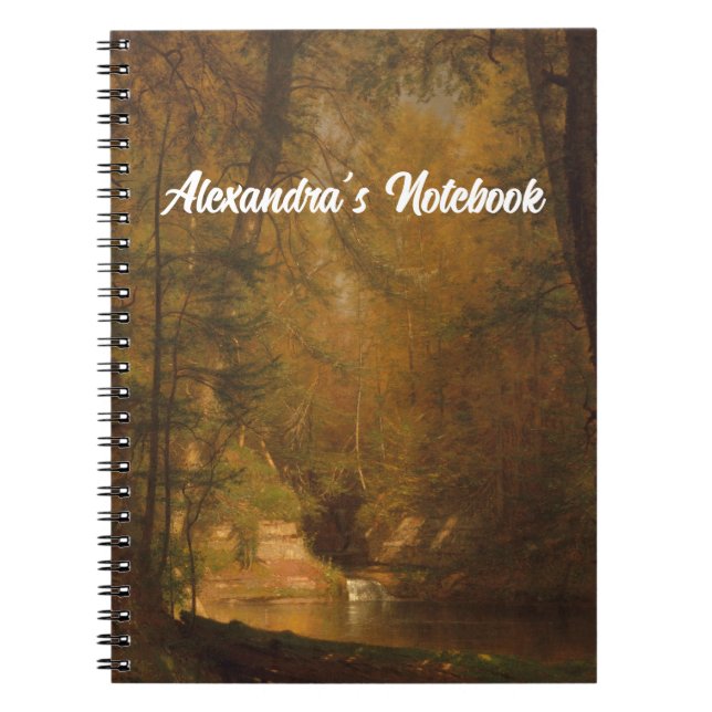 The Trout Pool (1870) Artwork - Notebook (Front)