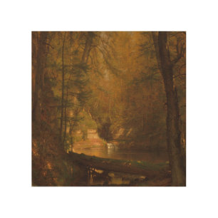 The Trout Pool (1870) Artwork - Wood Wall Art 