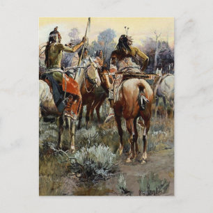 “The Truce” Western Art by Charles M Russell Postcard