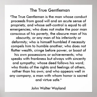 The True Gentleman Poster