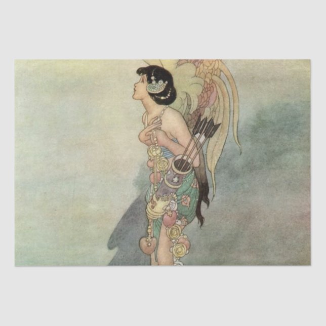 “The True Lover” by Charles Robinson Tissue Paper (Front)