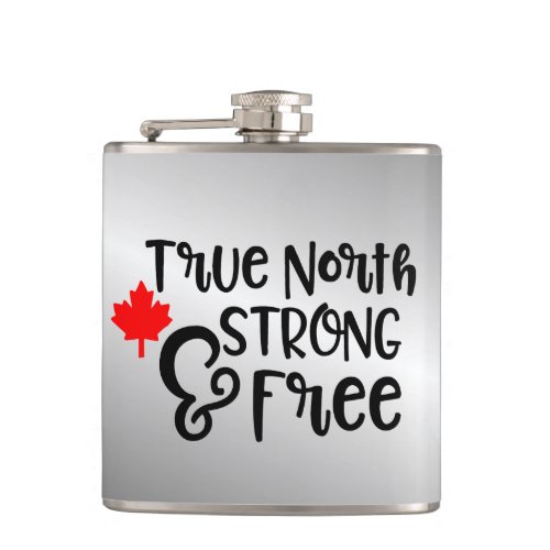 The True North Canada Day Flask