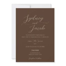 The Truffle: Wedding Invitation