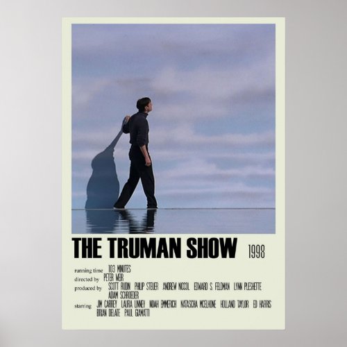 The Truman Show Alternative Art Movie Large 4 Poster