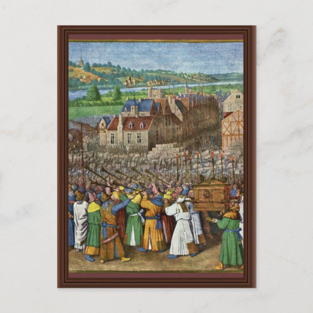 The Trumpets Of Jericho By Fouquet Jean (Best Qual Postcard (Front)