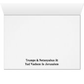 The Trumps & Netanyahus At Yad Vashem In Israel (Inside Horizontal (Bottom))