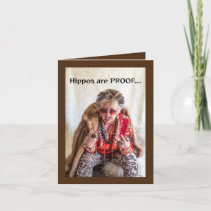 The truth about hippos and gaining weight Card