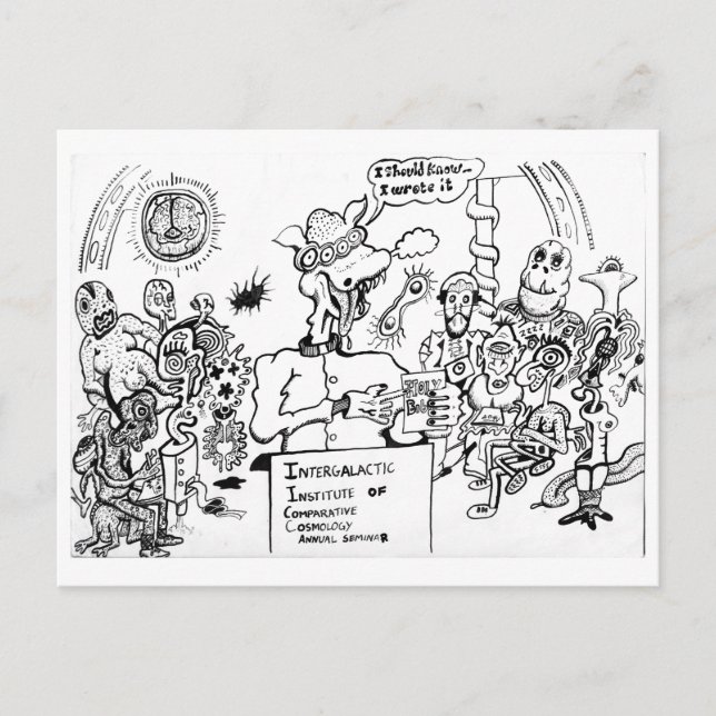 The Truth About The Bible (Cartoon)  Postcard (Front)