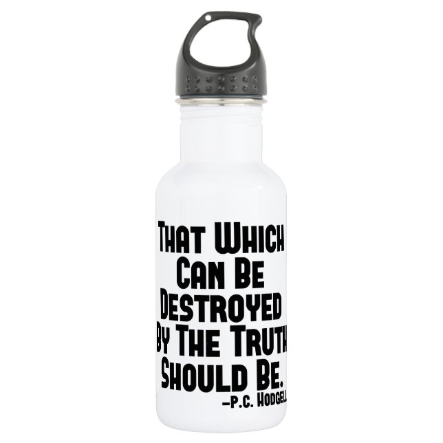 The Truth Hurts Water Bottle (Front)