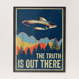 The Truth Is Out There Area 51 Alien UFO Jigsaw Puzzle