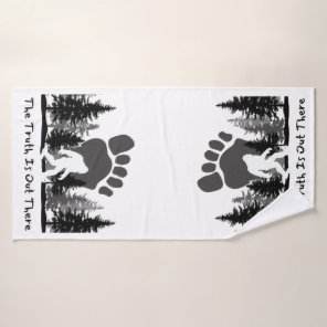 The Truth is Out There Bigfoot Bath Towel Set