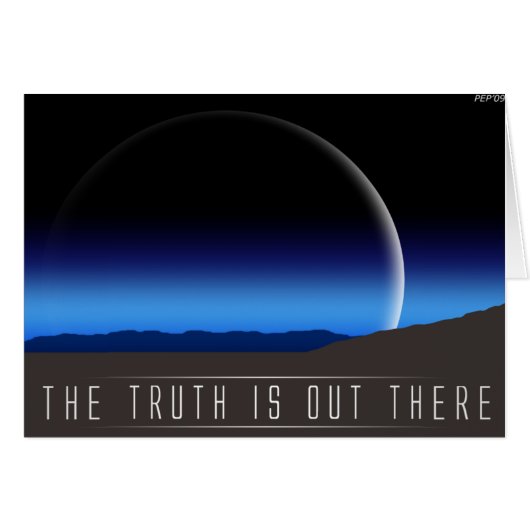 The Truth Is Out There Cards (Front Horizontal)