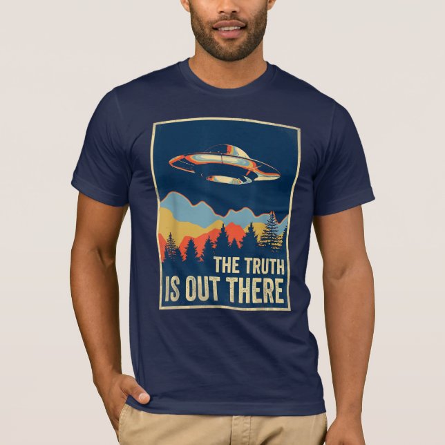 The Truth Is Out There TShirt Area 51 Alien UFO (Front)