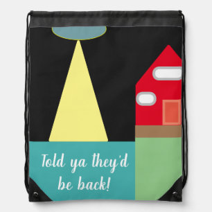 The Truth Was Always OUT THERE Drawstring Backpack