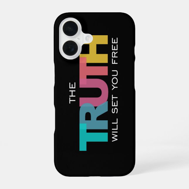 The Truth will set you Free Iphone Case (Back)