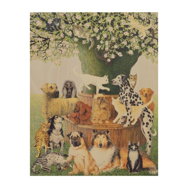 The Trysting tree Wood Wall Art (Front)