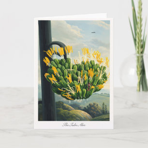 The Tube Aloe — Modern Botanical Reinterpretation Card
