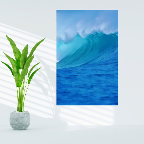 The Tube Beautiful Beach Waves  Poster