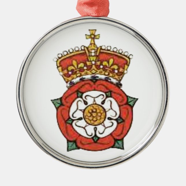 The Tudor Rose Metal Ornament (Front)